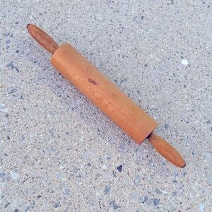 Solid Wooden Rolling Pin is collection worthy, excellent vintage find